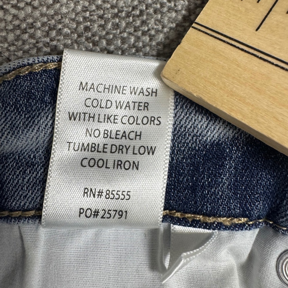 Pistola Womens 25 High Rise Skinny Jeans Button Fly Light Wash‎ Raw Hem - Picture 4 of 8